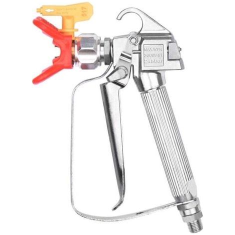 Airless Paint Spray Gun + Nozzle Seat Guard + 517 Reversible Nozzle, Universal Tool for Titan Wagner Graco Paint Sprayer (1/4)