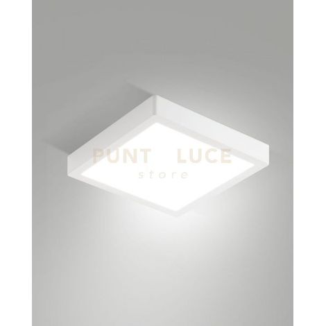 GIAN PLAFONIERA ESTERNO BIANCO LED 24W 3000K 3060LM 24CM IP54