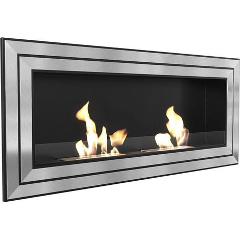 Wandkamin Bioethanol JULIET TÜV mit Verglasung (1/5)
