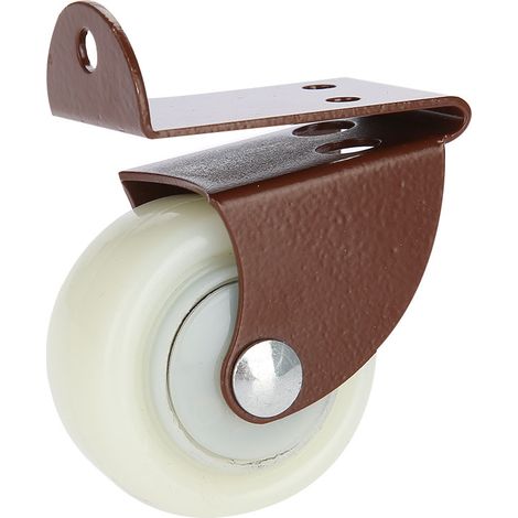 Roulette Pivotante Pour Chaise - Roue En PVC Blanc - Charge Maximale 100 Kg - Convient Pour Fauteuils Bureau Et Mobilier Mobile - Lot De 4 (1/5)