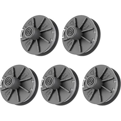 Lot de 5 bobines de fil de rechange pour débroussailleuse Gardena 05307-20, 1,65 mm, 6,1 m, compatible avec Art 8846-8848 Art 9805-9809 (1/5)