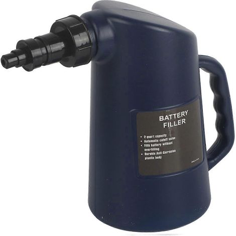 2-Liter-Autobatterie-Füllkanister für Blei-Säure-Flüssigkeit, Befüllwerkzeug für Autobatterien (Tiefzyklus)
