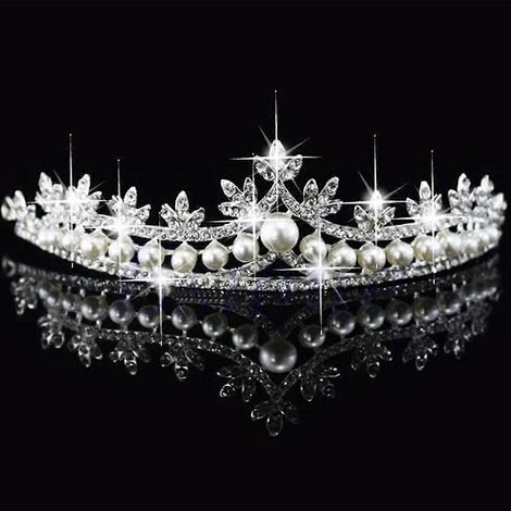 Süßer Haarkranz, Haarband, Krone, Braut, Prinzessin, für Strass, Perlen, Kristallhaar