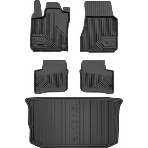 SET 77 Alfombrillas y moqueta Renault Twingo 3 Hatchback 2014-2018 (1/5)