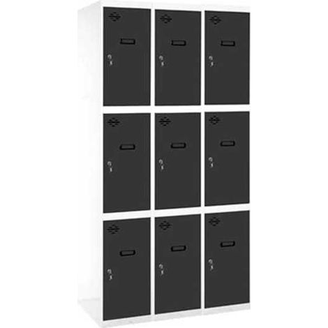 Taquilla 1800x900x500 SIMONLOCKER PROFESIONAL 3 PUERTA 3/9 300 (900)BL/AN marca SIMONRACK
