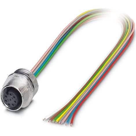 Phoenix Contact 1401846 SACC-E-M12FS-8CON-PG9/2,0 - Bases para montaje en panel frontal (1/3)