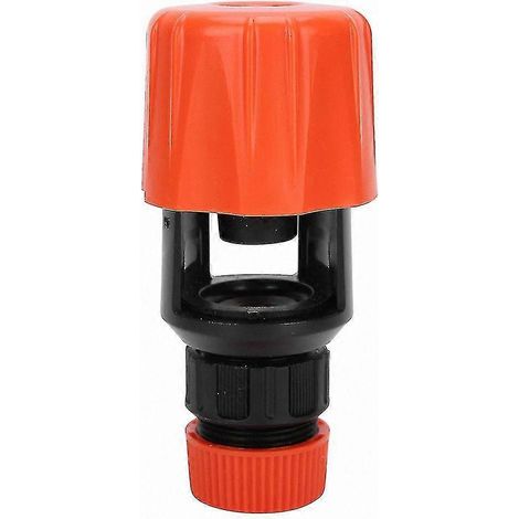 Robuster Außenwasserhahnadapter für den Anschluss von Gartenschläuchen – Preisgünstiger orangefarbener Kunststoffverbinder, einfache Installation und vielseitige Verwendungsmöglichkeiten zur Bewässeru (1/5)