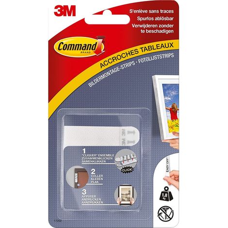 Command 57583 17202 Strisce Appendiquadri Misura S-Bianche, outofPrint (1/4)