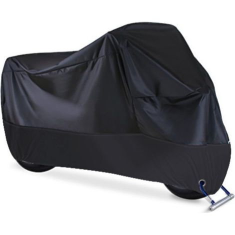 LAN Motorrad-/Autoabdeckung, schwarz, Größe XXXL (265105125), aus 210D/190T Oxford-Gewebe (1/5)