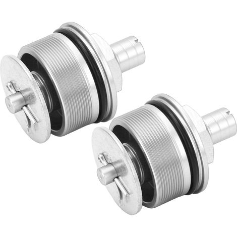 Lot de 2 capuchons de fourche de précharge en métal pour amortisseur avant CB400 (argenté)