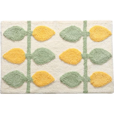 Rutschfeste Badematte - Fußmatte - für drinnen und draußen, Wohnzimmer, Küche, Schlafzimmer - weiche und saugfähige Badematte (40 x 60 cm)