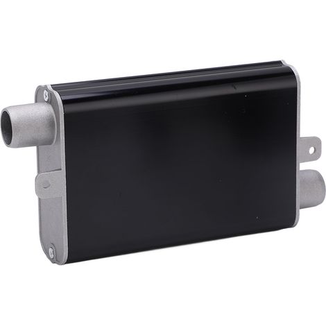 Silencieux d'échappement de chauffage de stationnement de 24 mm, silencieux de chauffage à passage direct en alliage d'aluminium, convient pour Eberspacher Airtronic D2 D4 D4S, noir. (1/5)