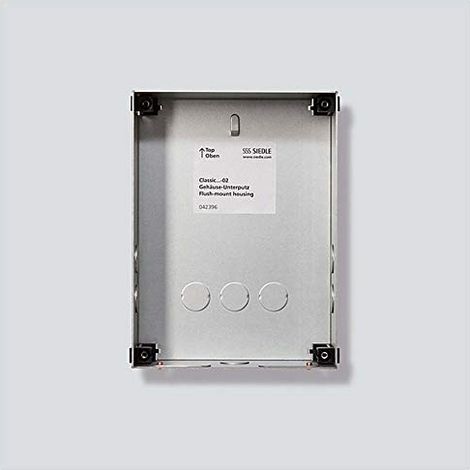 SIEDLE GU CL 01-0 UNTERPUTZGEH USE CLASSIC, STAHLBLECH VERZINKT (210007731-00)