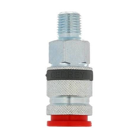 COUPLEUR RAPIDE MALE 1/4'' TYPE EURO CEDREY