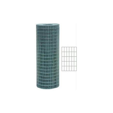 rotolo rete elettrosaldata zincata cm h 120x25 mt maglia 75x50 mm recinzione (1/2)