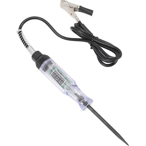 Stylo testeur de circuits pour voitures et camions, 3 V à 70 V, mode de test bidirectionnel, incassable, polyvalent, léger et portable pour remorques et bateaux. (1/5)