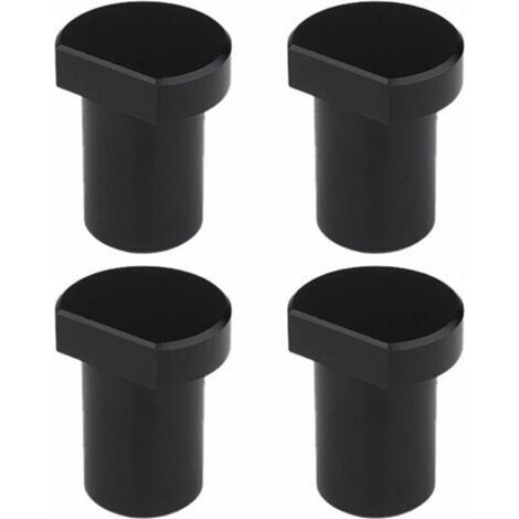 Colliers de serrage en aluminium anodisé noir 19 mm – Lot de 4 pour établi, atelier bois et rabotage professionnel (1/5)