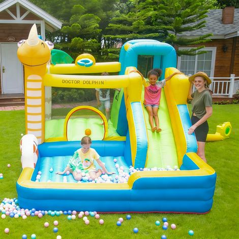 Kids Bouncy Castle Water Slide Inflatable Blower