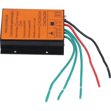 Contrôleur de charge éolienne 48 V 600 W MPPT, charge basse tension, protection IP67, convertisseur élévateur de tension 20 A (1/5)