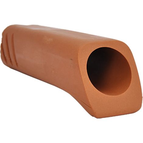 GOCCIOLATOIO PER TERRAZZI cm 8 x 27 chiuso - col.rosso