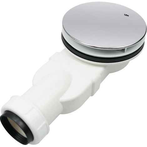 Bonde de douche extra-plate en ABS chromé. Diamètre de 90 mm. Débit d'eau : 32 l/min. Bonde extra-plate. Bonde latérale. Ikodm (1/5)