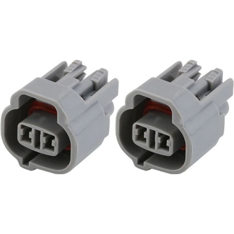 Adatto per connettori impermeabili a 2 pin, per spine di iniettori di carburante per autoveicoli (maschio e femmina), connettore femmina 6189-0033 - 2 pezzi