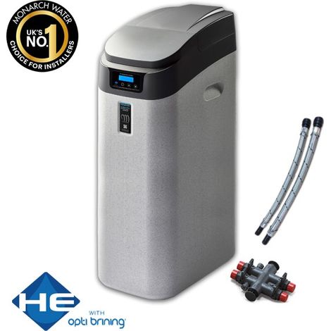 Monarch Matrix HE FreeFlow Water Softener Ultimate Series 22mm Hoses Pressurised (1/5)