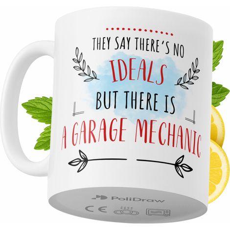 Lustige Kaffeetasse mit witzigem Textdesign für Kfz-Mechaniker – ideal für Geburtstage, Namenstage und Feiertage. Hochwertige Tasse für besondere Anlässe, ob im Büro oder zu Hause. Farbe: Weiß, 330 ml