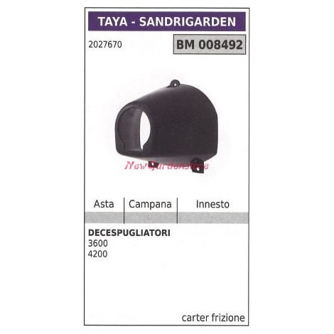 Kupplungsgehäuse TAYA Freischneider Trimmer 3600 4200 008492