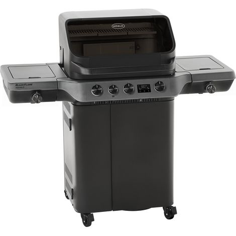 Rösle Gasgrill BLAZEFLAME Master 3 Schwarz mit PRIMEZONE, Backburner und Seitenbrenner 250600 (1/5)