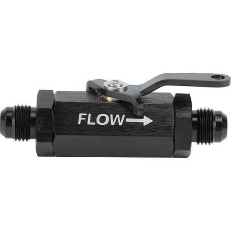 Clapet anti-retour d'arrêt Auto CNC Y972 -6AN pour conduite de carburant AN6, Noir (1/5)