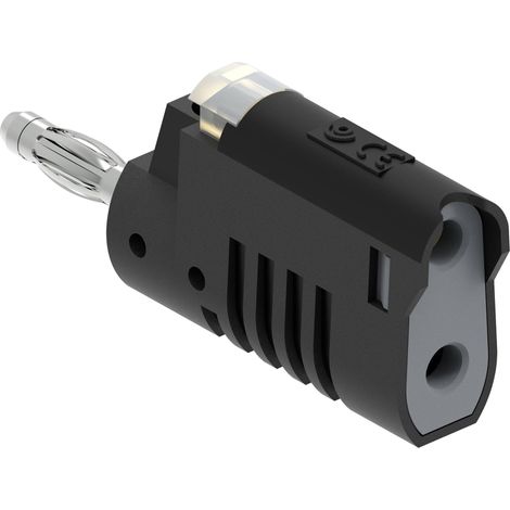 Electro PJP 1087-CD1-N Fiche banane mâle, droit Ø de la broche: 4 mm noir 1 pc(s) D390432 (1/3)