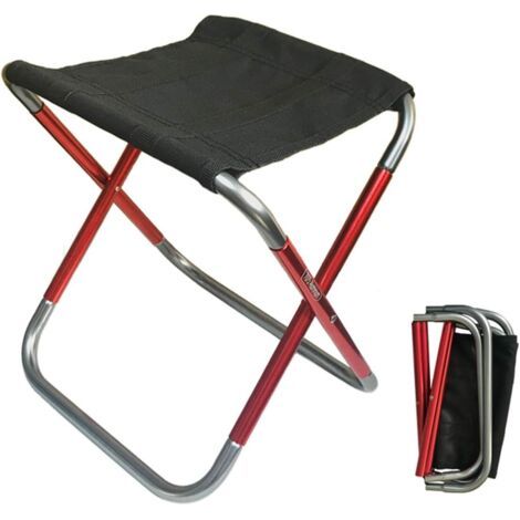 BUNTHAUS (Petit)Tabouret de Camping Pliable Mini Chaise d'extérieur Pliable Chaise Portable Léger pour la pêche, Le Camping, Les Voyages, la randonnée, la Plage, Le Barbecue (1/5)