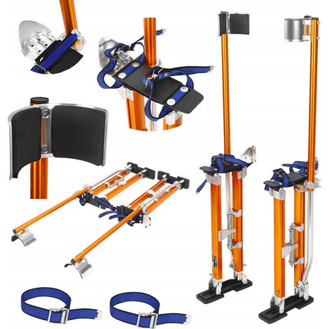 Zancos para construcción y pintura de 61-102 cm con resortes y cinturones Kraft&Dele (1/5)