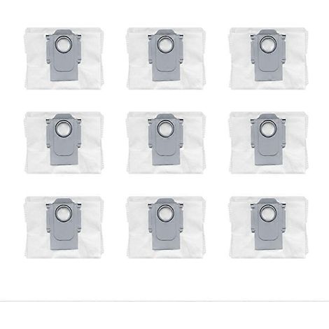 9er-Pack Staubbeutel für Roborock S8, S8 Plus, S8+, S8 Pro und Ultra G20 Saugroboter – Ersatzzubehör