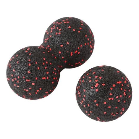 Balle de massage myofasciale EPP Lacrosse en forme de cacahuète, haute densité, pour exercices de fascia légers, fitness et soulagement de la douleur, balle de yoga00876