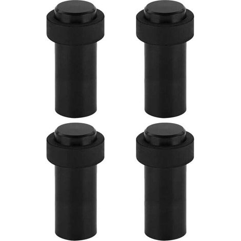 Butoir de Porte de Sol en Acier Inoxydable 6cm Arrêt de Porte Butée de porte Bloque Porte (Lot de 4) (1/4)