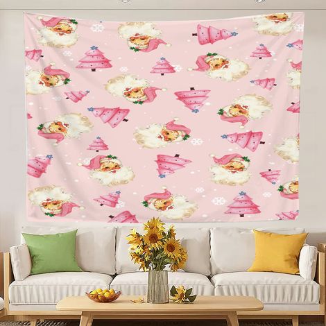 Grande tapisserie décorative de plage aux couleurs vives, idéale pour décorer une fête. 100x75cm (1/5)