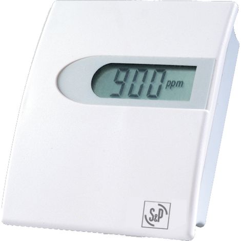 Sonde de température IP65, 0-10 volts, 0-50°C, montage mural S&P (UNELVENT) 700156