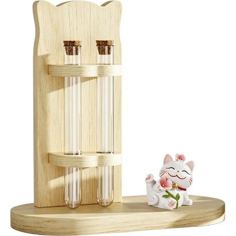 Vase À De Chat Boîte À Souvenirs Décorative Avec Bouchon En Bouteille de rangement pour poils de chat pour Voiture Jardin Bureau Intérieur Animal de Compagnie Maison Décoration Table (1/5)