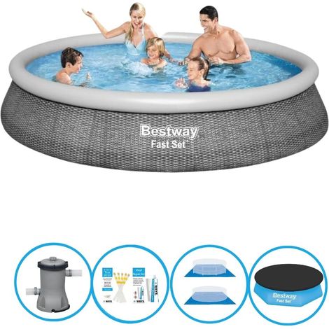 Bestway Fast Set Rund - 396x84 cm - 6-teilig S22672 (1/5)