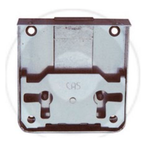 serrure pour meuble demi-caisson en acier poli entrA e 50 mm