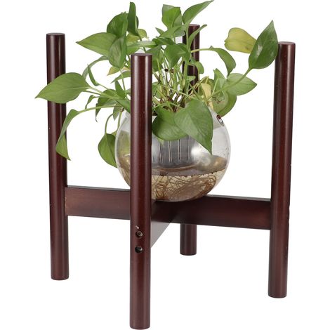 Support pour pot de fleurs d'intérieur créatif, support rond pour pots de fleurs, support à poser au sol - Taille moyenne (1/5)
