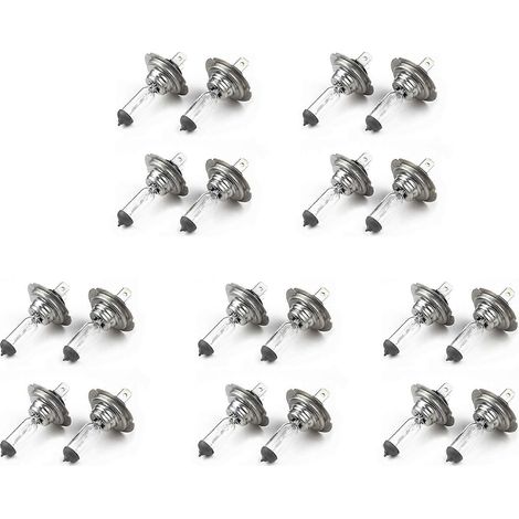 20 H7 Halogenlampen für Autoscheinwerfer, 12V / 55W, Standardausführung. (1/5)
