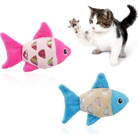 Lot de 2 jouets à herbe à chat pour chat avec anneau en papier froissé pour attirer les yeux de votre chat et pour que vos chats mâchent et attrapent des jouets interactifs pour chat (1/5)
