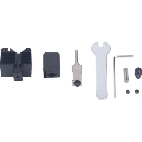 Hot-End-Kit für 3D-Drucker: Wärmeableitungsblock, Ansaugrohr, Silikonabdeckung für Bambu Lab X1 (1/5)