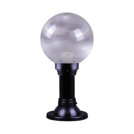 Borne jardin noire prisme E27 IP44 Kaja Astrid 45cm