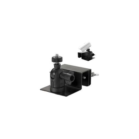 Support de gouttière réglable pour caméra extérieure, support de gouttière résistant aux intempéries, rotatif à 360° et inclinable à 180°, support universel pour caméra de surveillance extérieure (1/5)