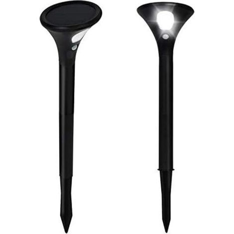 2er-Set 2-in-1 LED-Solarlampen mit Bewegungsmelder (1/4)