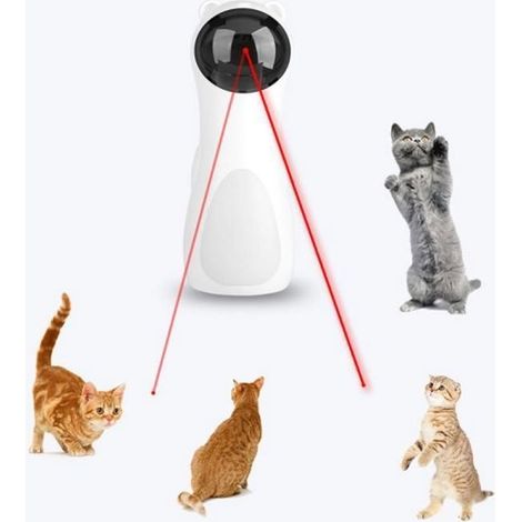 Jouet pour chat, jouet laser rechargeable à activation automatique par mouvement pour chats, jouet interactif pour chat (1/4)